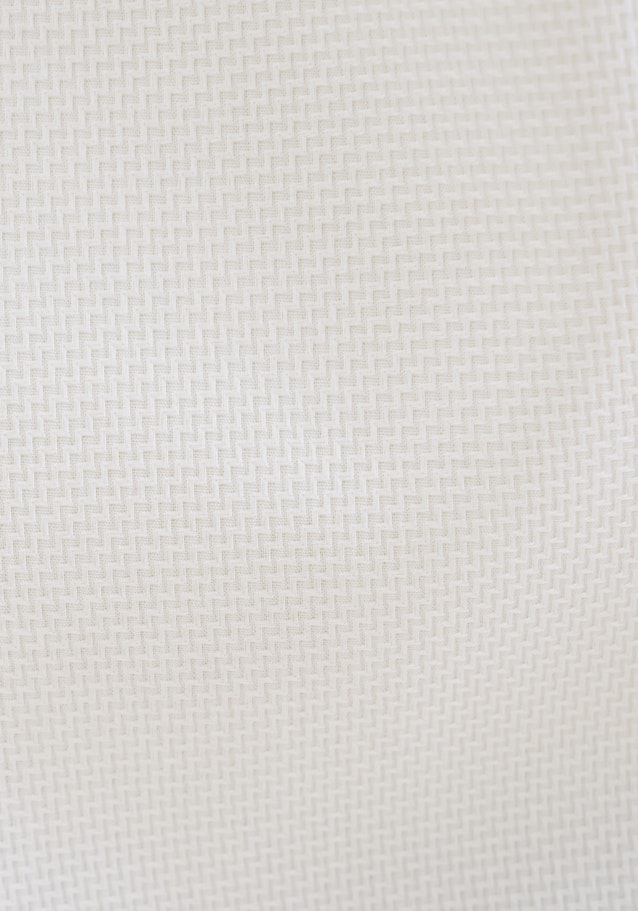 Shaped Business Hemd, Structure in Blanc | Seidensticker Onlineshop