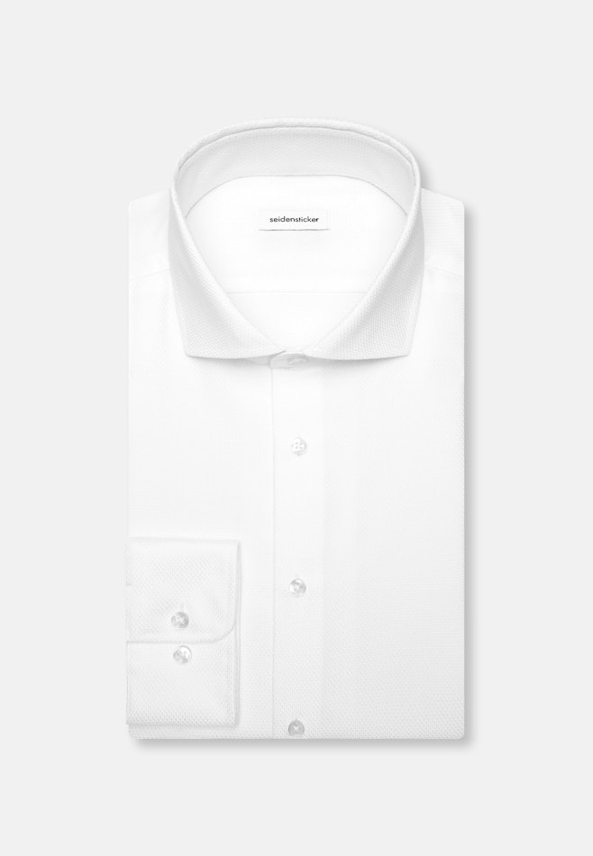 Shaped Chemise d'affaires Structure dans Blanc | Boutique en ligne Seidensticker