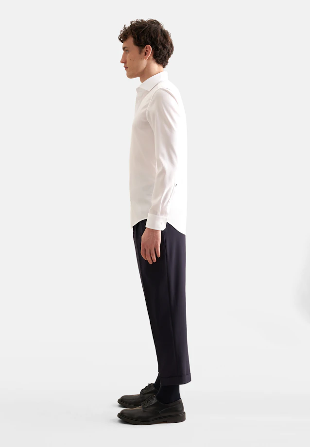 Shaped Business shirt Structure in White |  Seidensticker Onlineshop