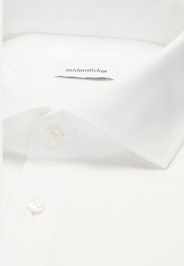 Shaped Business shirt Structure in White |  Seidensticker Onlineshop