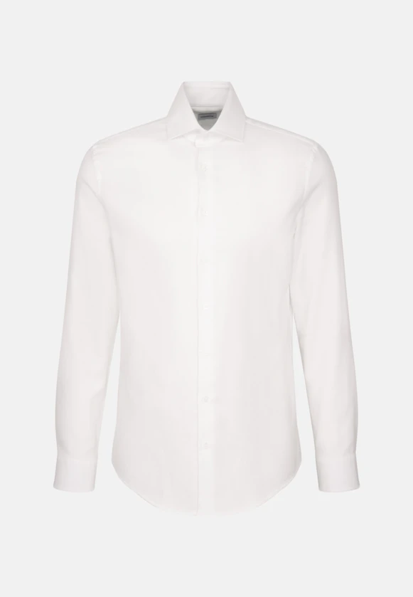 Shaped Business shirt Structure in White |  Seidensticker Onlineshop