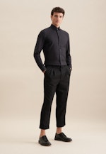 Shaped Business Hemd Struktur in Grau |  Seidensticker Onlineshop