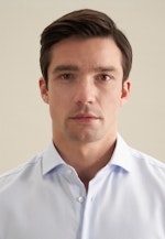 Shaped Business shirt Structure in Light Blue |  Seidensticker Onlineshop