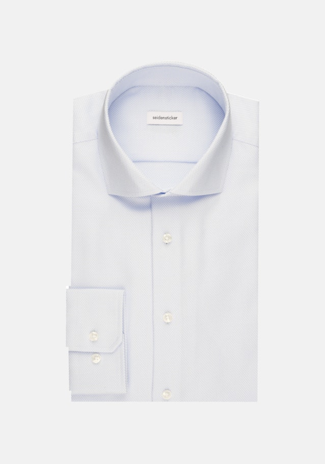Shaped Chemise d'affaires Structure in Bleu Clair | Seidensticker Onlineshop