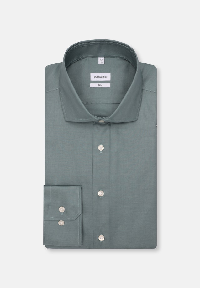 Shaped Chemise d'affaires Structure in Vert |  Seidensticker Onlineshop