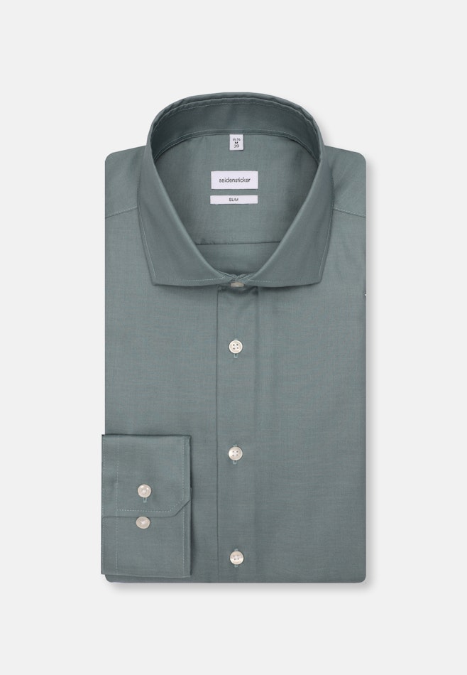 Shaped Chemise d'affaires Structure dans Vert | Boutique en ligne Seidensticker