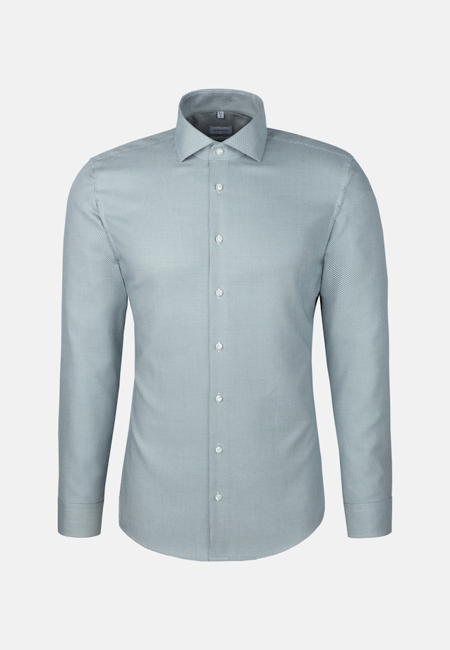 Shaped Chemise d'affaires Structure in Vert |  Seidensticker Onlineshop