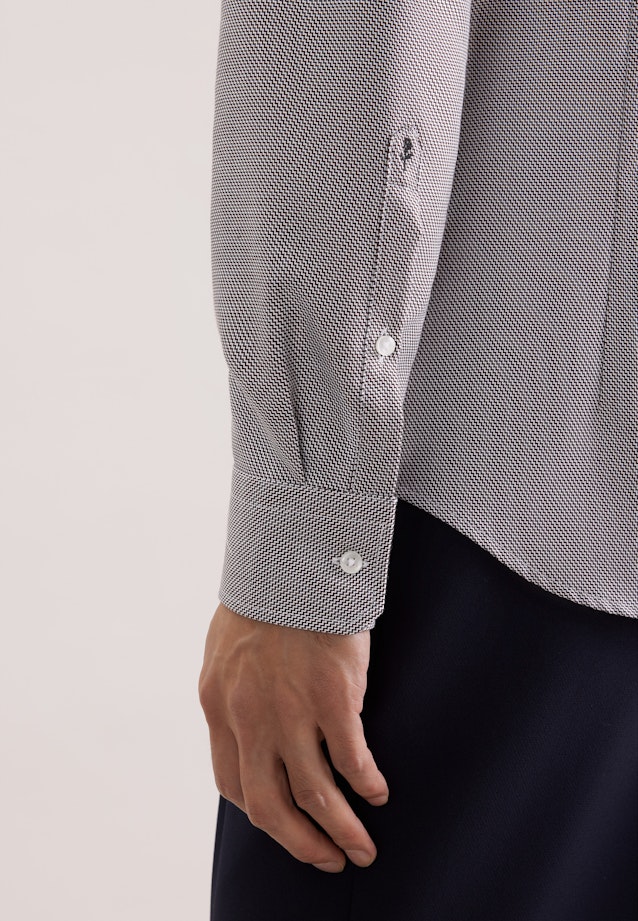 Shaped Chemise d'affaires Structure in Marron |  Seidensticker Onlineshop