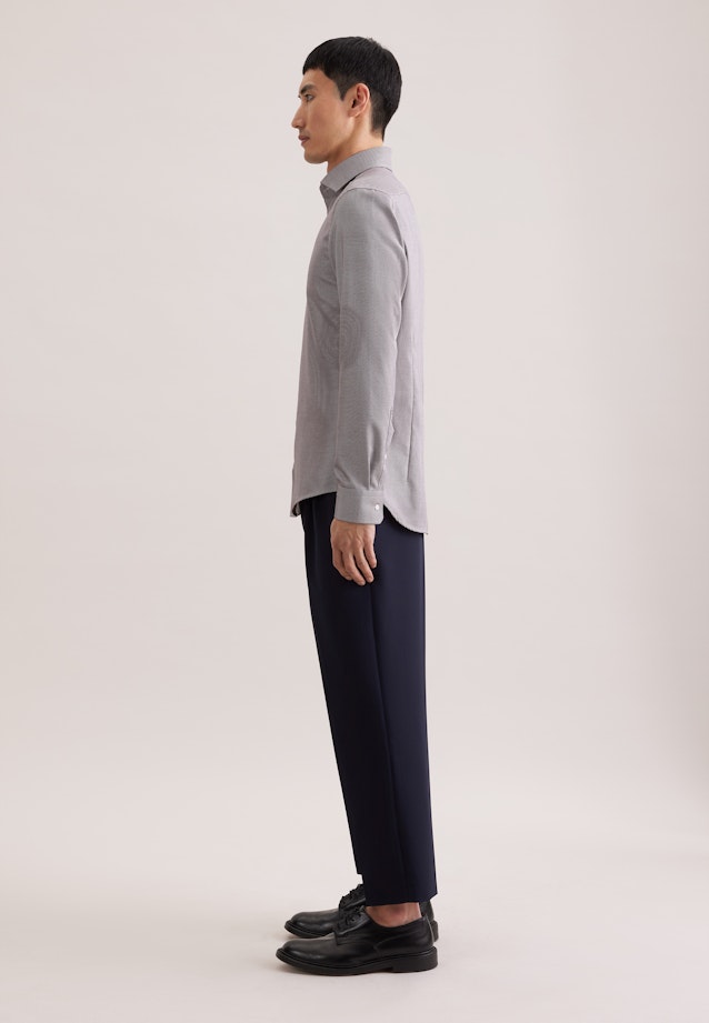 Shaped Business shirt Structure in Braun |  Seidensticker Onlineshop