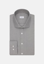 Shaped Business Hemd Struktur in Braun |  Seidensticker Onlineshop