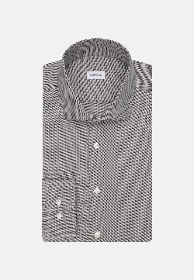 Shaped Chemise d'affaires Structure in Marron |  Seidensticker Onlineshop