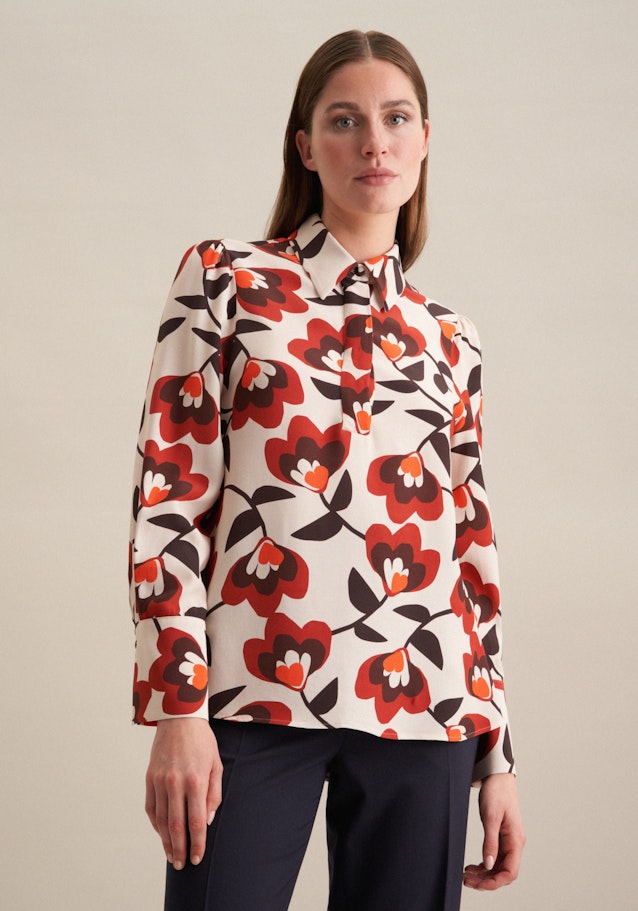 Kragen Hemdbluse Regular in Rot | Seidensticker Onlineshop