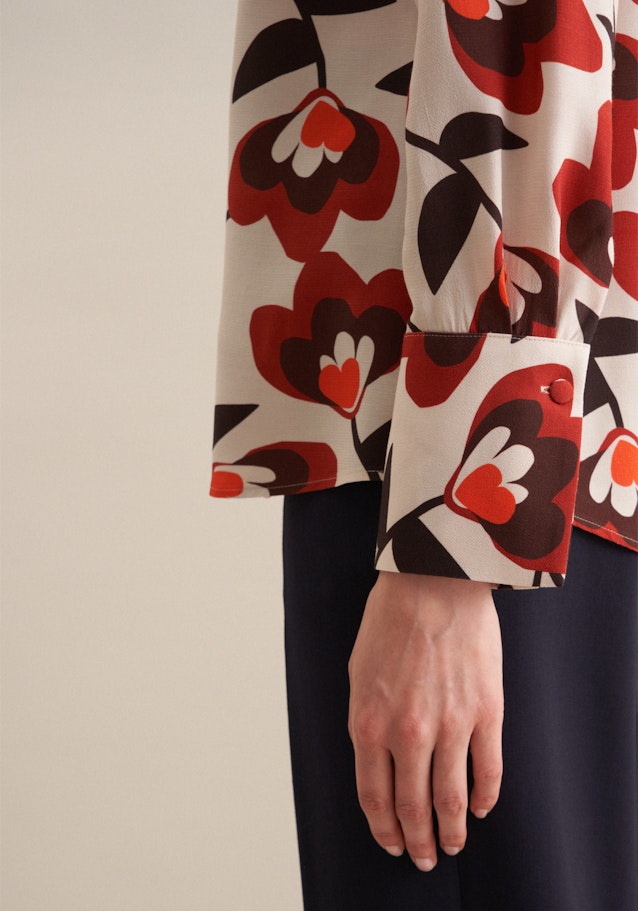 Kragen Hemdbluse Regular in Rot | Seidensticker Onlineshop