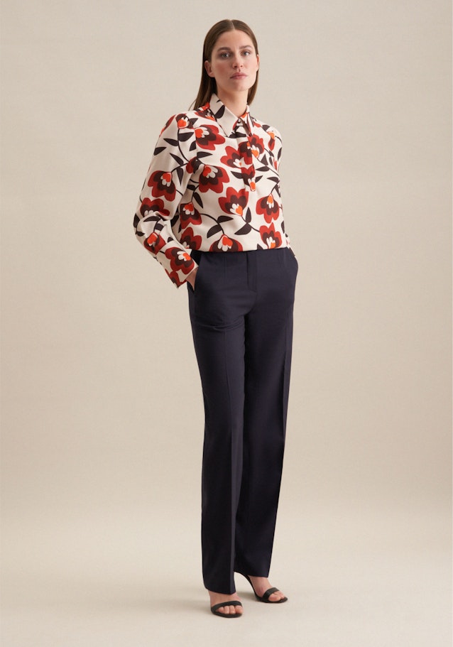 Kragen Hemdbluse Regular in Rot | Seidensticker Onlineshop
