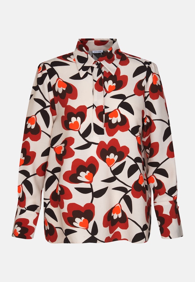 Crepe Shirt Blouse in Red |  Seidensticker Onlineshop