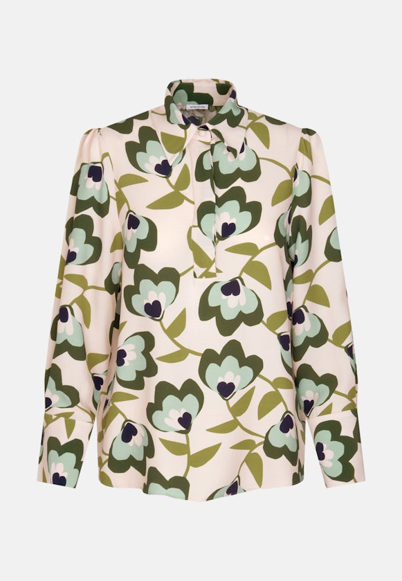 Crepe Shirt Blouse in Green |  Seidensticker Onlineshop