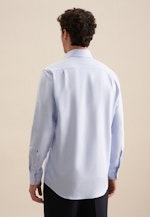 Regular Business shirt Structure in Light Blue |  Seidensticker Onlineshop