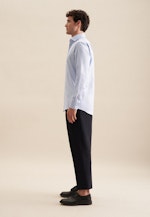 Regular Business shirt Structure in Light Blue |  Seidensticker Onlineshop