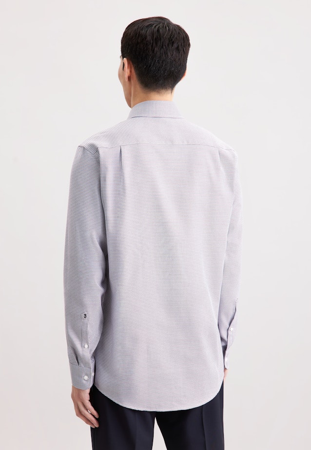 Regular Business shirt Structure in Brown |  Seidensticker Onlineshop