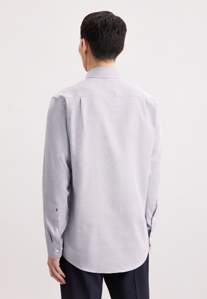 Regular Chemise d'affaires Structure dans Marron | Boutique en ligne Seidensticker
