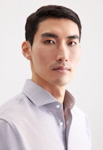 Regular Business shirt Structure in Brown |  Seidensticker Onlineshop