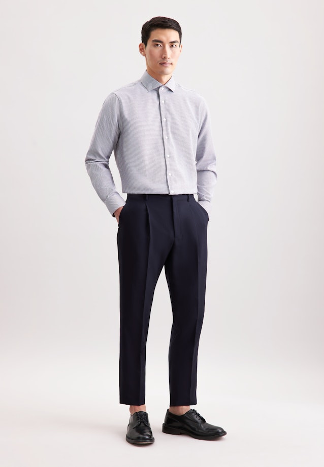 Regular Business shirt Structure in Brown |  Seidensticker Onlineshop