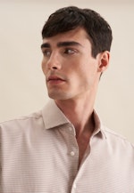 Regular Business Hemd Struktur in Braun |  Seidensticker Onlineshop