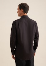 Regular Business shirt Uni in Black |  Seidensticker Onlineshop