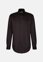 Regular Business shirt Uni in Black |  Seidensticker Onlineshop