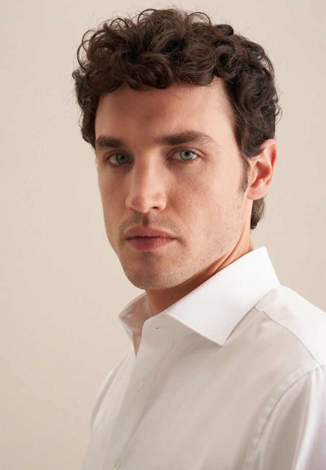 Regular Business shirt Uni in White |  Seidensticker Onlineshop