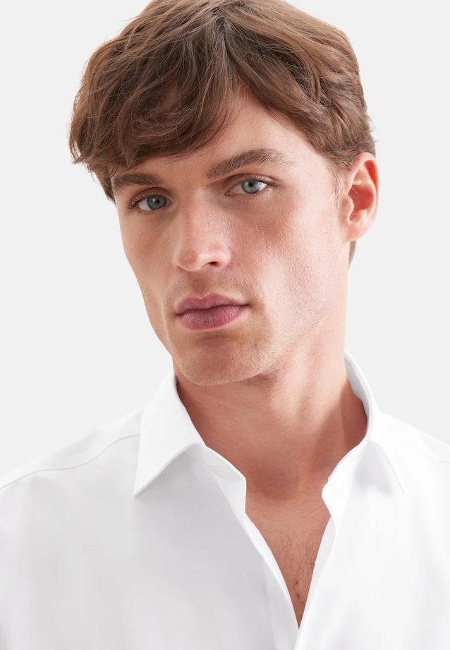 Regular Business shirt Uni in White |  Seidensticker Onlineshop