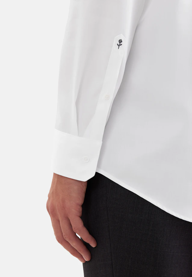 Regular Business shirt Uni in White |  Seidensticker Onlineshop