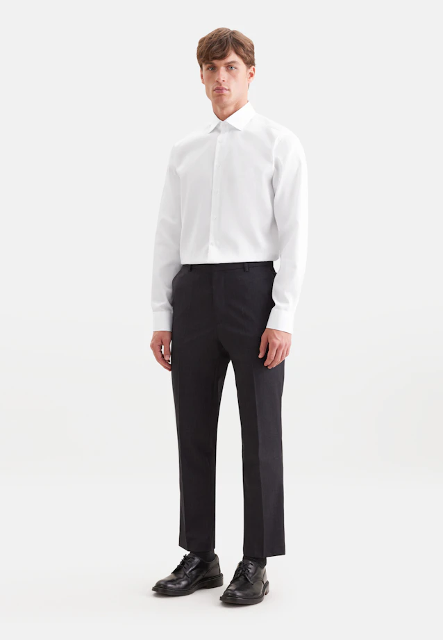Regular Business shirt Uni in White |  Seidensticker Onlineshop