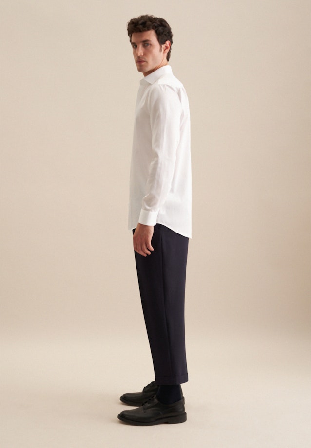 Regular Business shirt Uni in White |  Seidensticker Onlineshop