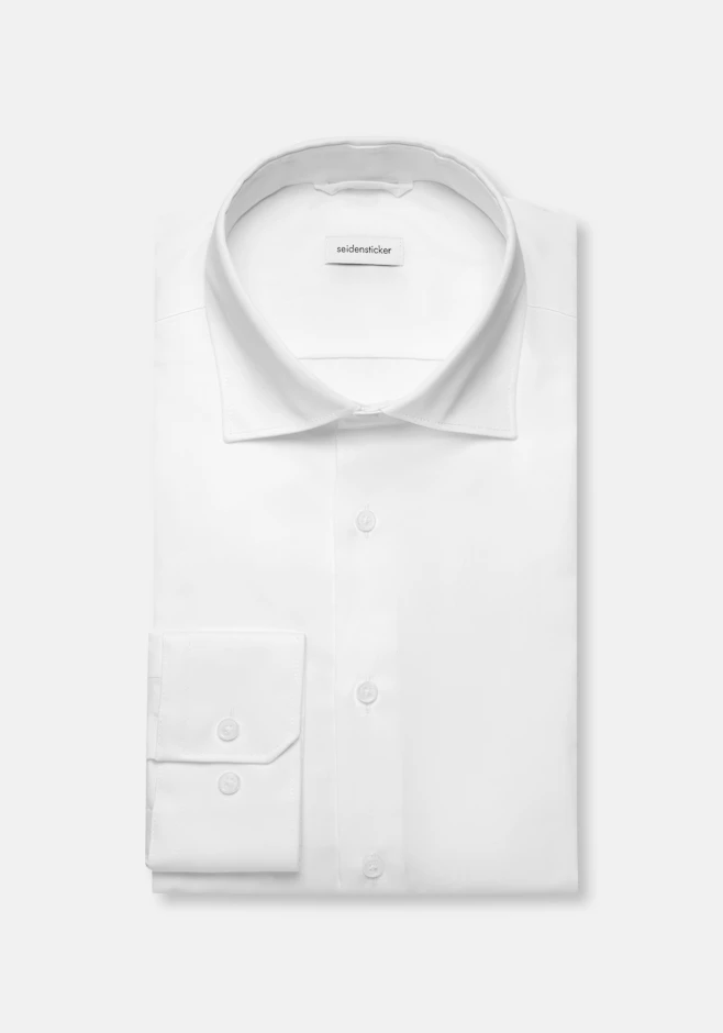 Regular Business shirt Uni in White | Seidensticker online shop