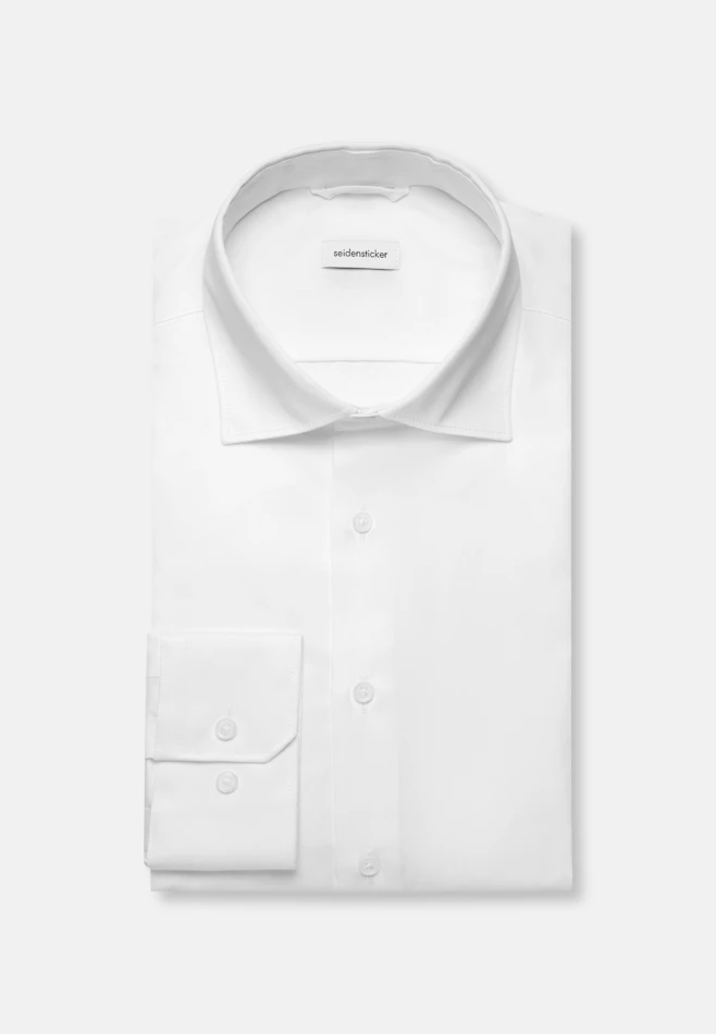 Regular Business shirt Uni in White | Seidensticker online shop