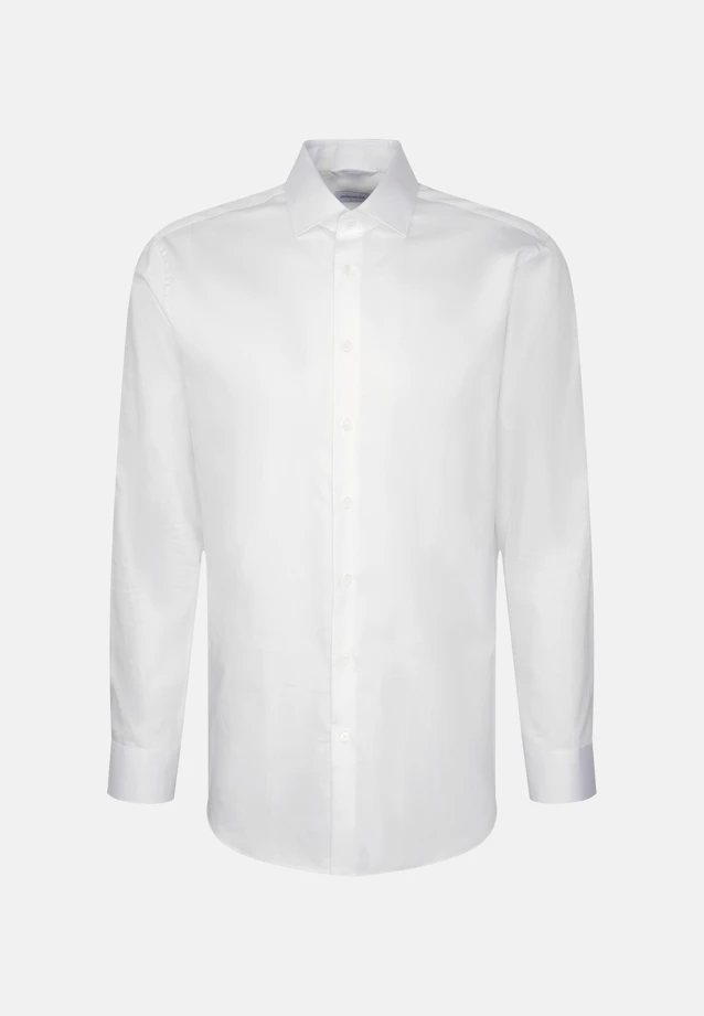 Regular Business shirt Uni in White |  Seidensticker Onlineshop