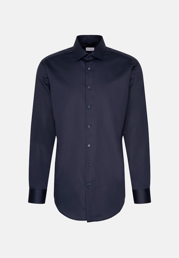 Chemise Business Regular Manche Longue New Kent in Bleu Foncé |  Seidensticker Onlineshop