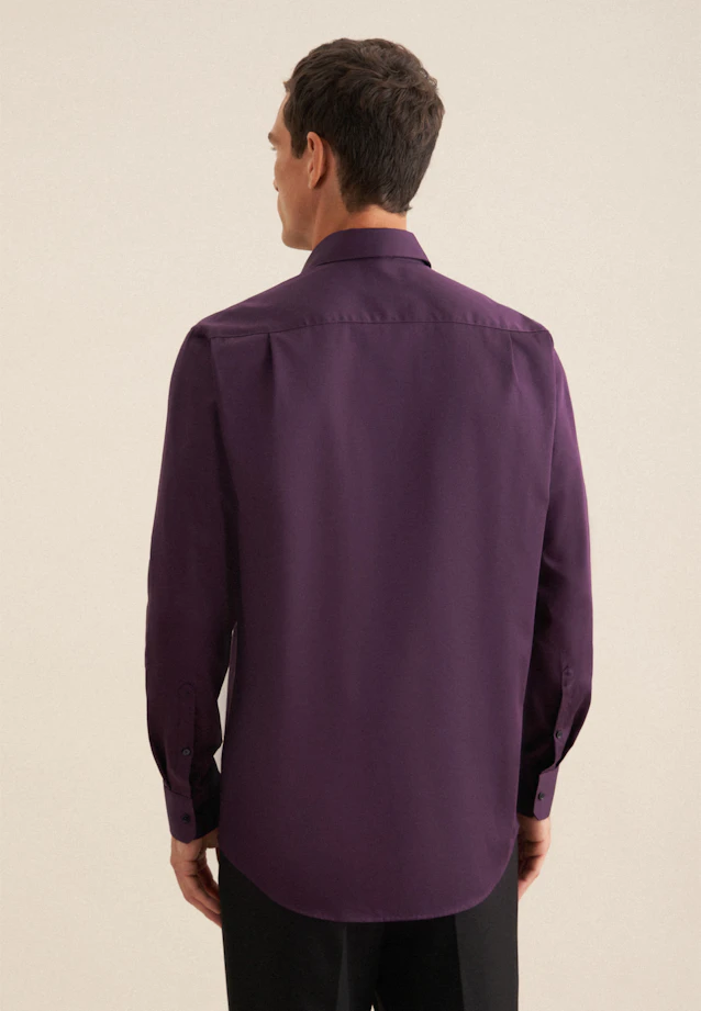 Regular Chemise d'affaires Uni in Lilas |  Seidensticker Onlineshop