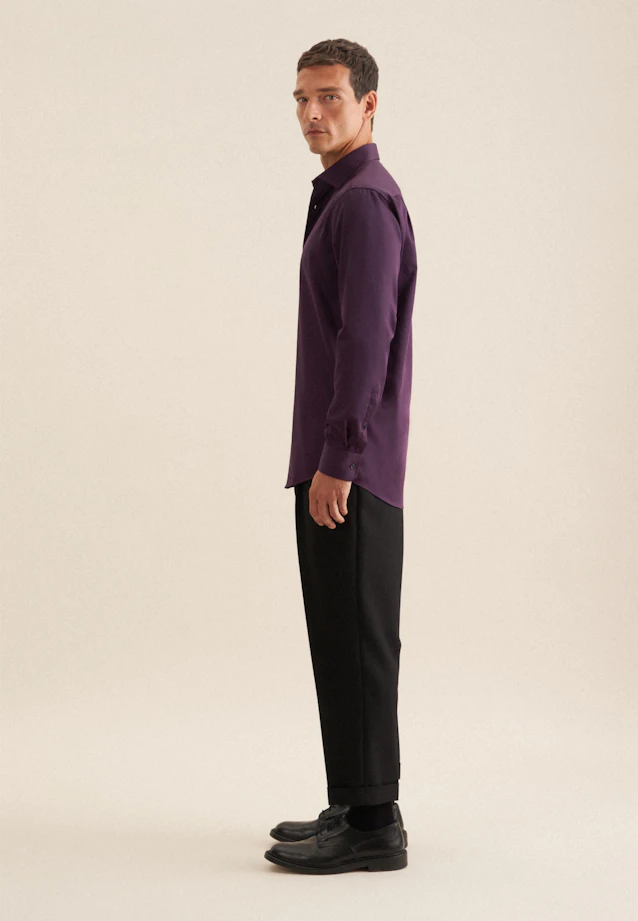 Regular Chemise d'affaires Uni in Lilas |  Seidensticker Onlineshop