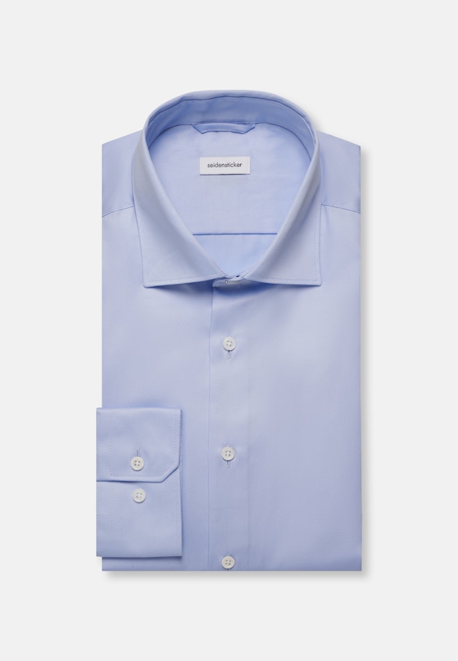 Regular Chemise d'affaires Uni dans Bleu Clair | Boutique en ligne Seidensticker