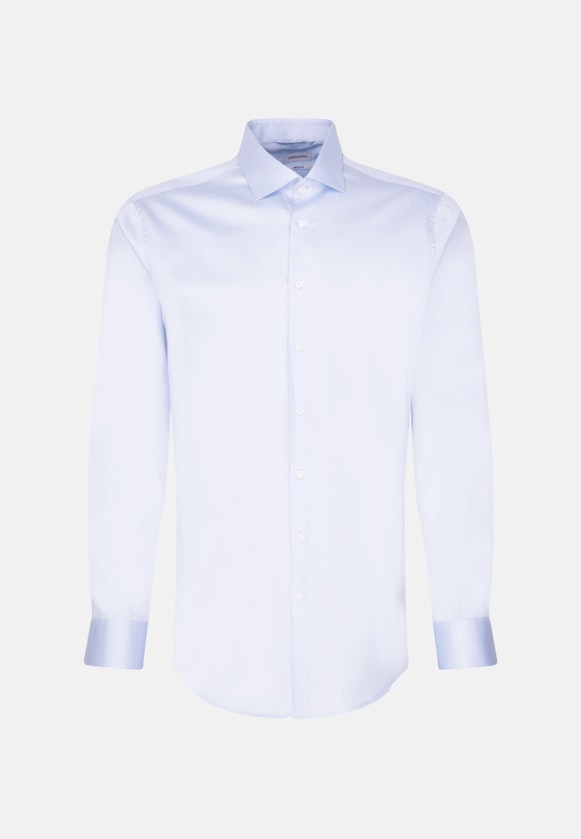 Regular Chemise d'affaires Uni in Bleu Clair |  Seidensticker Onlineshop