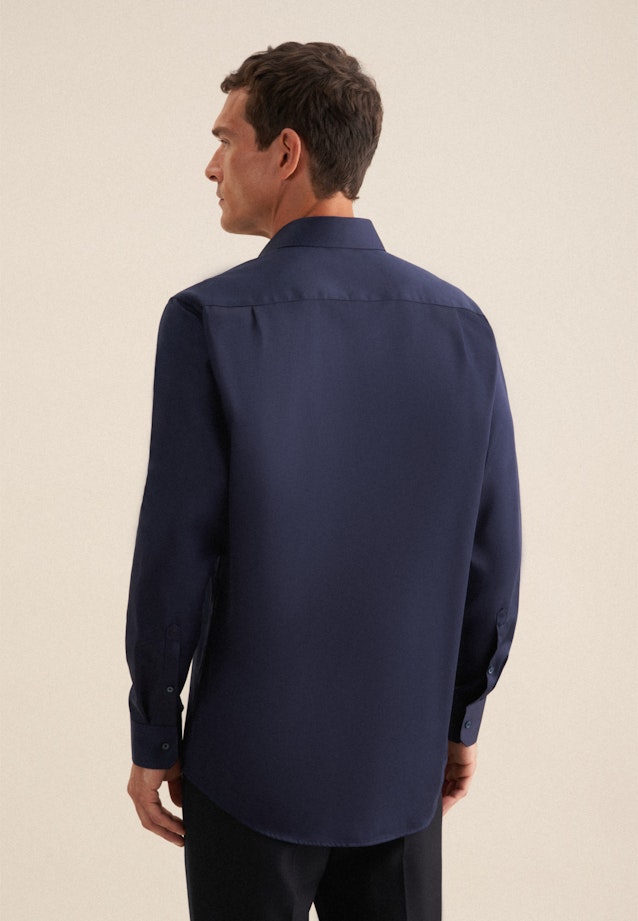 Chemise D'affaires Regular Manche Longue New Kent in Bleu Foncé |  Seidensticker Onlineshop