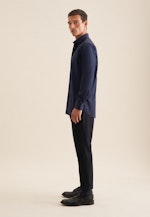 Regular Business shirt Uni in Dark Blue |  Seidensticker Onlineshop