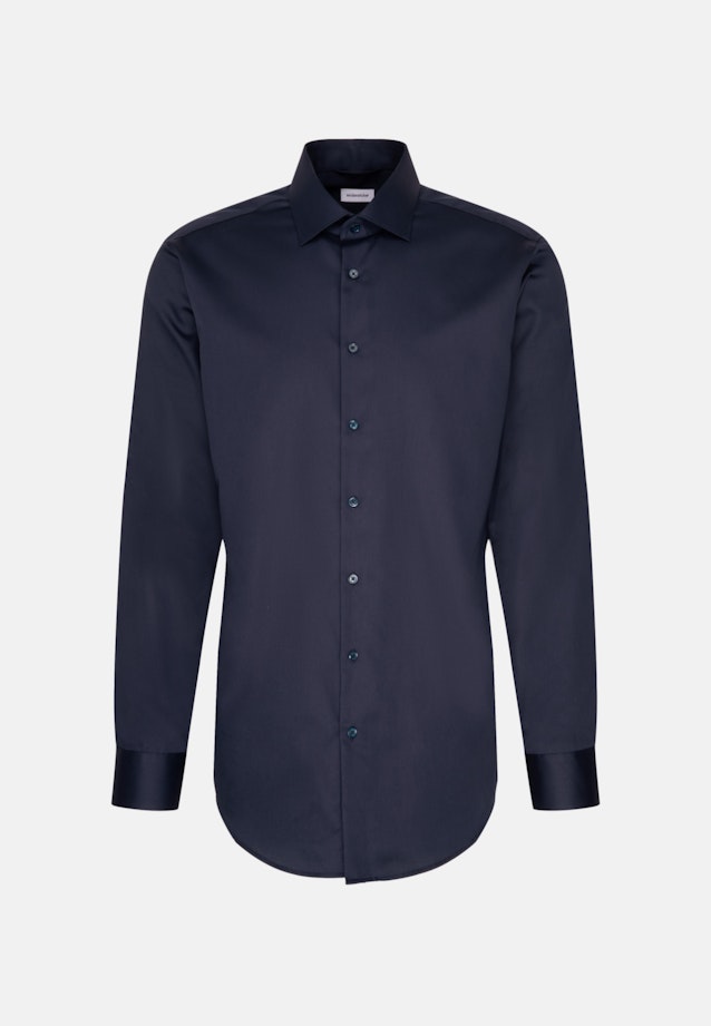 Regular Business shirt Uni in Dark Blue |  Seidensticker Onlineshop