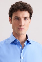 Regular Business Hemd Uni in Mittelblau |  Seidensticker Onlineshop