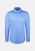 Regular Business Hemd Uni in Mittelblau |  Seidensticker Onlineshop