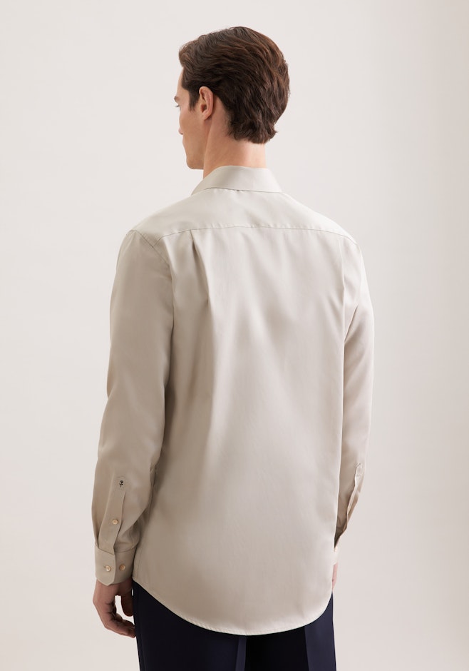 Regular Chemise d'affaires Uni dans Beige | Boutique en ligne Seidensticker