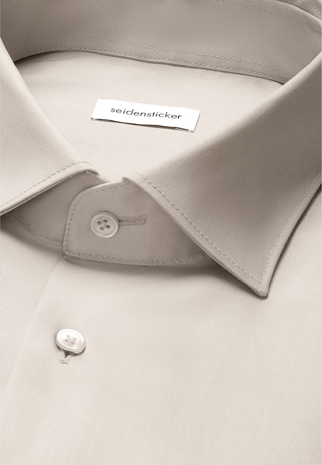 Regular Business Hemd Uni in Beige |  Seidensticker Onlineshop