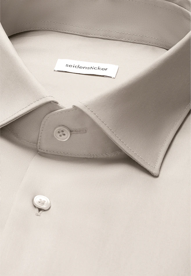 Regular Chemise d'affaires Uni dans Beige | Boutique en ligne Seidensticker